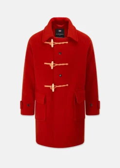 Duffle Coats*Gloverall Admiral Duffle Coat Red