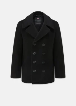 Peacoats*Gloverall Admiralty Peacoat FC Black