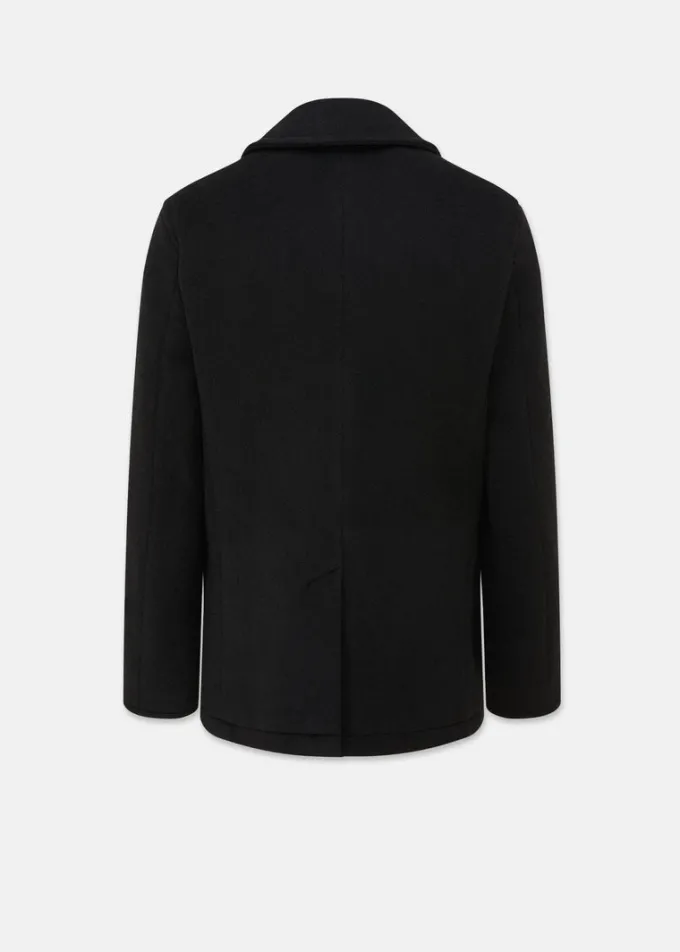 Peacoats*Gloverall Admiralty Peacoat FC Black