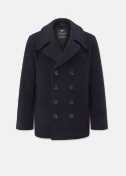 Peacoats*Gloverall Admiralty Peacoat FC Navy