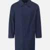 Overcoats*Gloverall Blake Raincoat with Detachable Warmer Navy