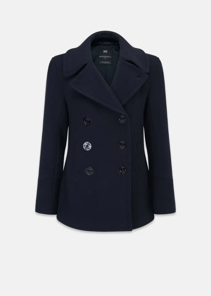 Peacoats*Gloverall Bronte Peacoat Navy