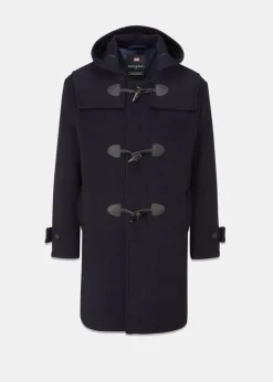 Duffle Coats*Gloverall Cashmere Drake Duffle Coat Midnight