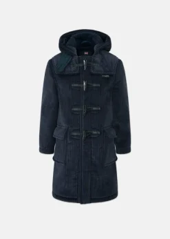 Children*Gloverall Children's Corduroy Duffle Coat Navy