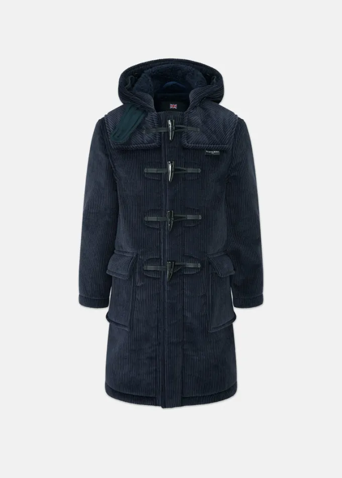 Children*Gloverall Children's Corduroy Duffle Coat Navy