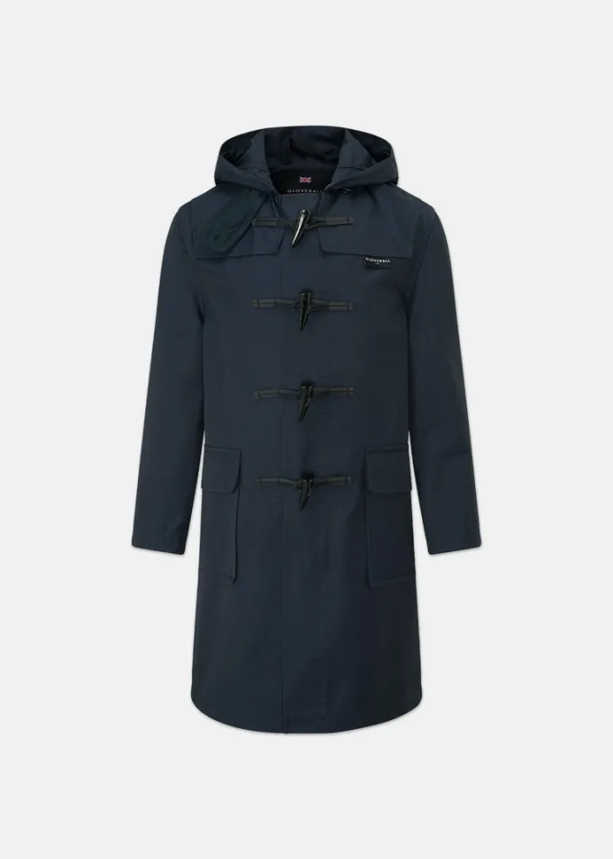 Children*Gloverall Children's Gabardine Showerproof Duffle Coat Navy