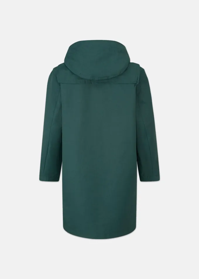 Children*Gloverall Children's Gabardine Showerproof Duffle Coat Green