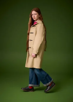 Children*Gloverall Children's Gabardine Showerproof Duffle Coat Navy