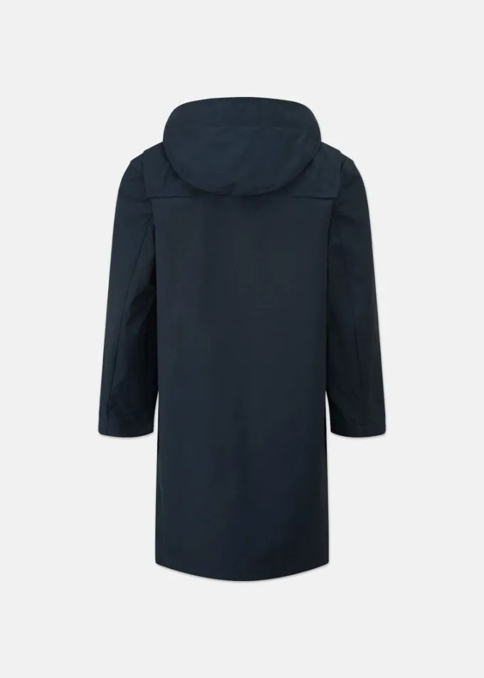 Children*Gloverall Children's Gabardine Showerproof Duffle Coat Navy
