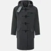 Children*Gloverall Children's Herringbone Wool Duffle Coat Grey