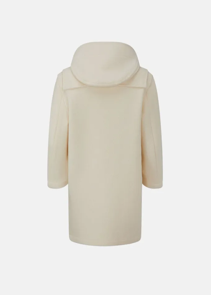 Children*Gloverall Children's Herringbone Wool Duffle Coat Winter White