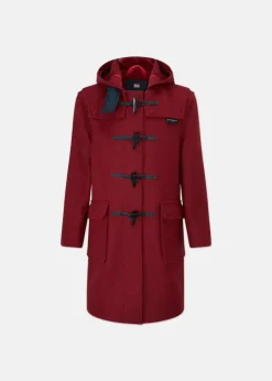 Children*Gloverall Children's Melton Wool Duffle Coat Cranberry