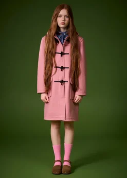 Children*Gloverall Children's Melton Wool Duffle Coat Pastel Pink