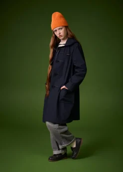Children*Gloverall Children's Ripstop Showerproof Duffle Coat Navy
