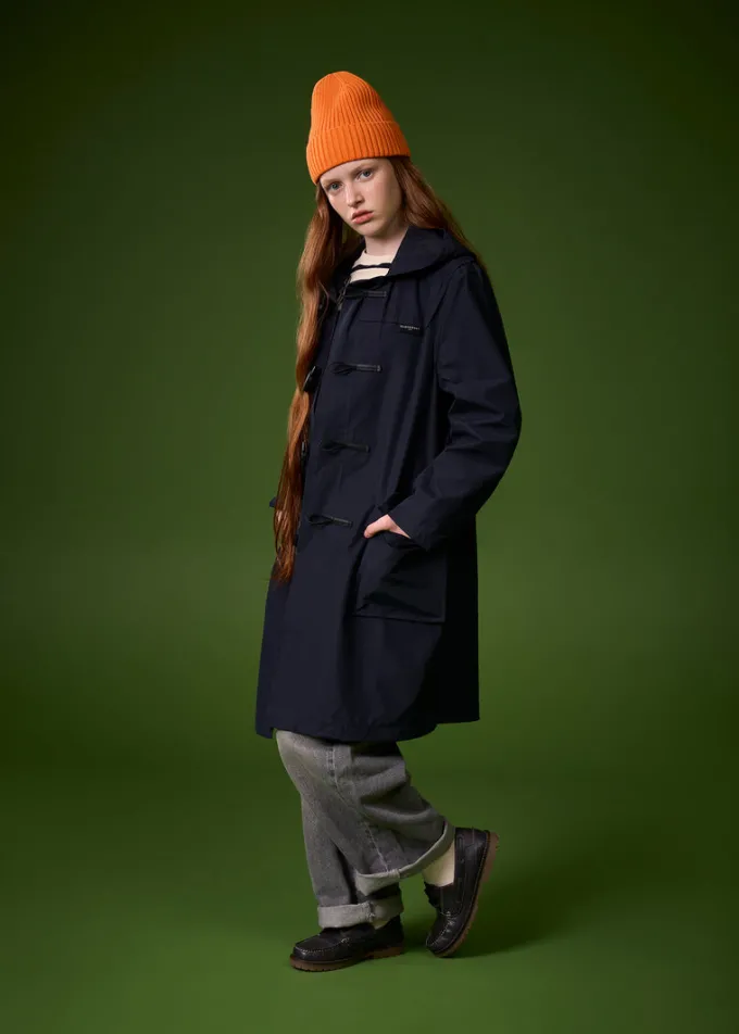 Children*Gloverall Children's Ripstop Showerproof Duffle Coat Navy