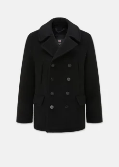 Peacoats*Gloverall Churchill Peacoat FC Black
