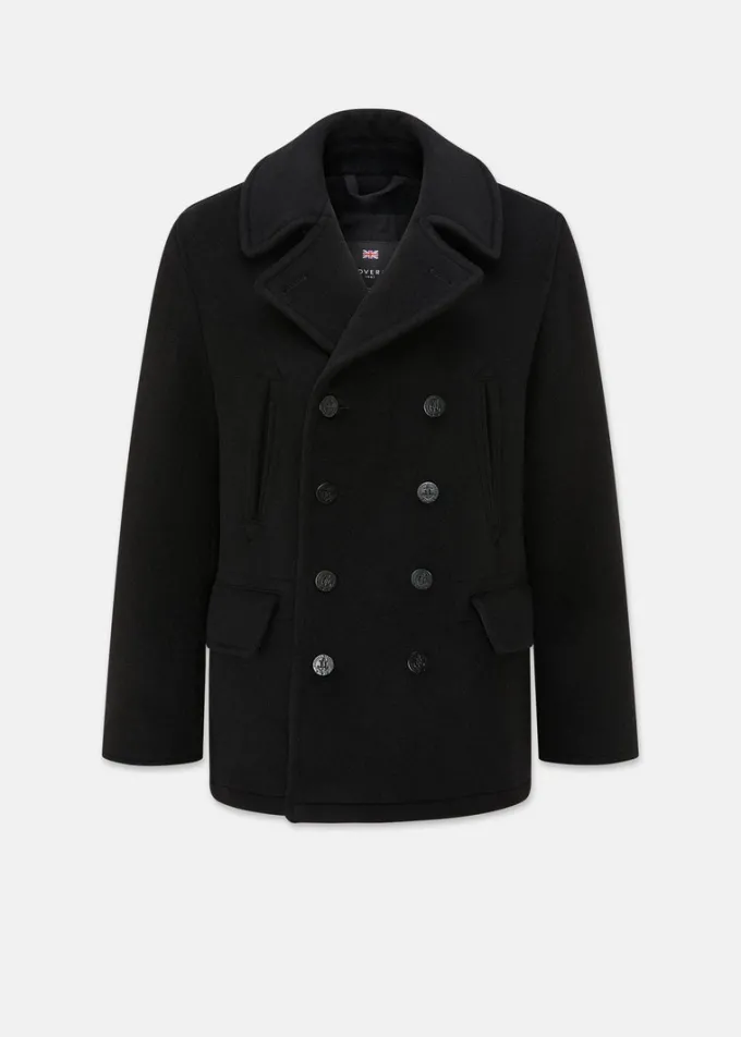 Peacoats*Gloverall Churchill Peacoat FC Black