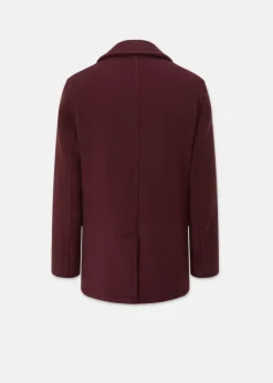 Peacoats*Gloverall Churchill Peacoat FC Burgundy
