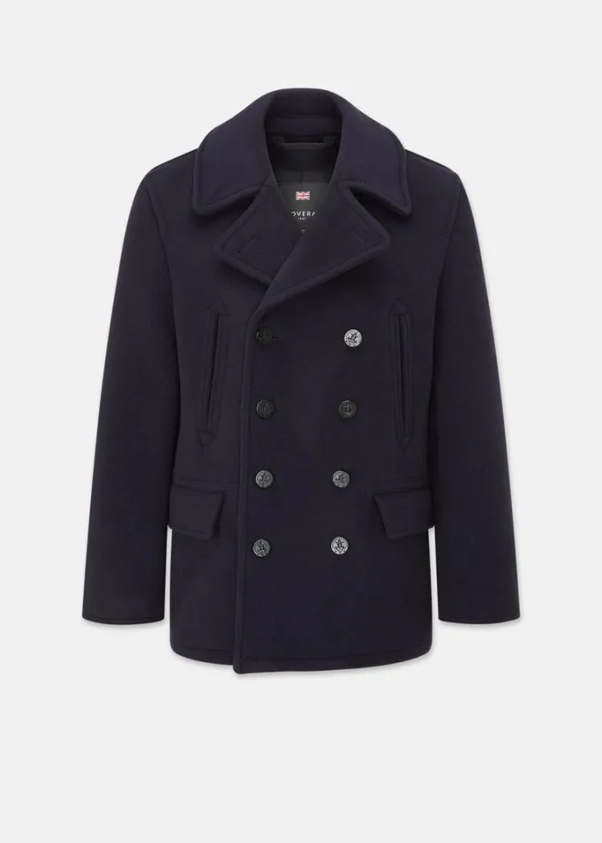Peacoats*Gloverall Churchill Peacoat FC Navy