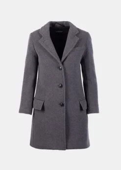 Overcoats*Gloverall Classic Chesterfield Overcoat Grey
