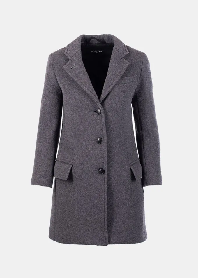 Overcoats*Gloverall Classic Chesterfield Overcoat Grey