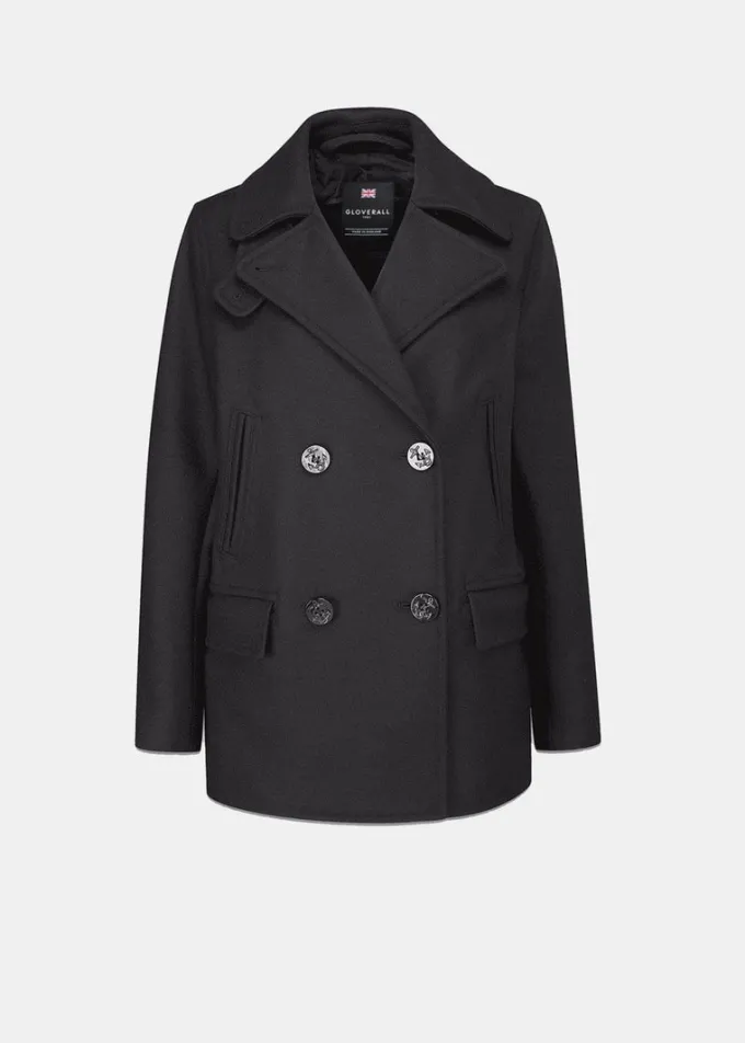 Peacoats*Gloverall Clementine Peacoat Black