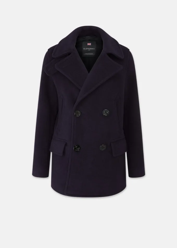 Peacoats*Gloverall Clementine Peacoat FC Navy