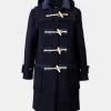 Duffle Coats*Gloverall Collared Alison Duffle Coat Navy