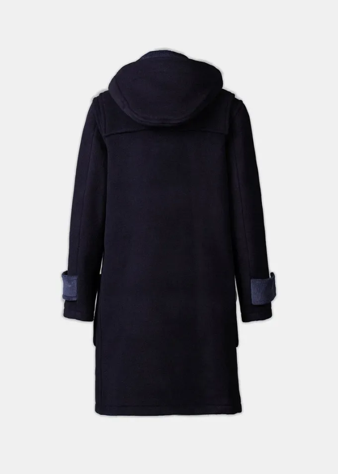 Duffle Coats*Gloverall Collared Alison Duffle Coat Navy