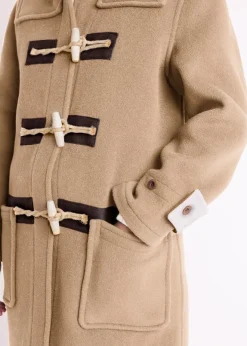 Duffle Coats*Gloverall Collared Alison Duffle Coat Camel