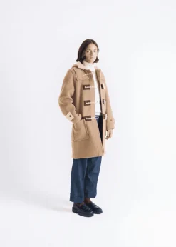 Duffle Coats*Gloverall Collared Alison Duffle Coat Camel