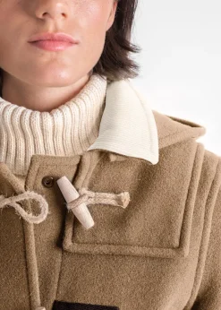 Duffle Coats*Gloverall Collared Alison Duffle Coat Camel