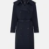 Overcoats*Gloverall Darcy Trench Coat Navy