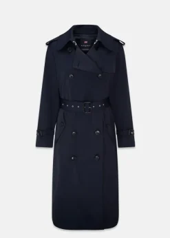 Overcoats*Gloverall Darcy Trench Coat Navy