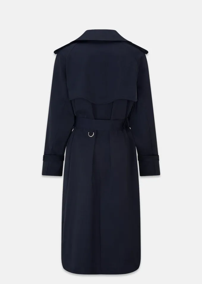 Overcoats*Gloverall Darcy Trench Coat Navy