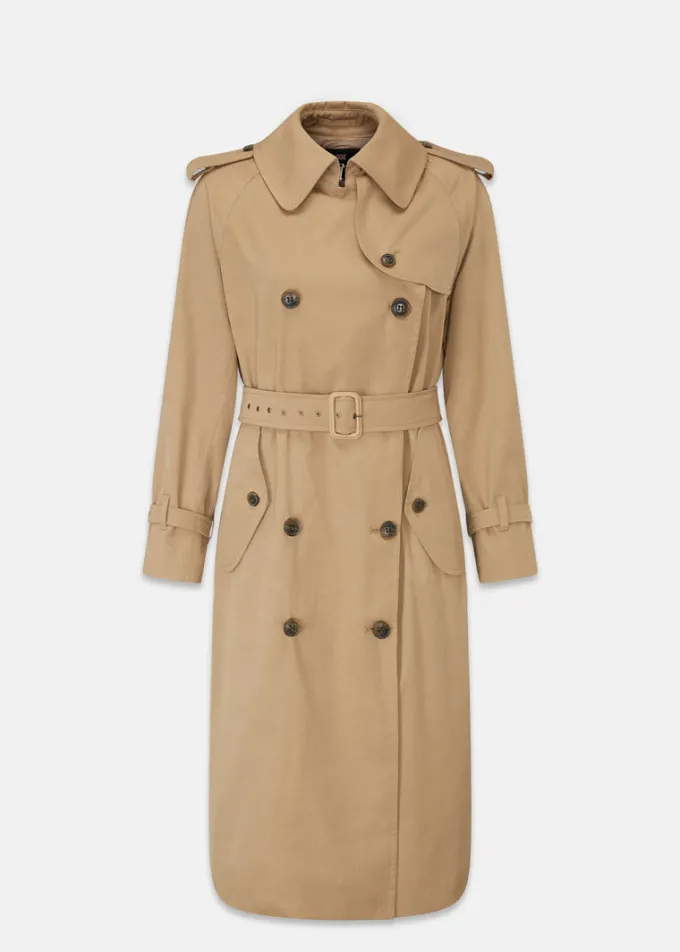 Overcoats*Gloverall Darcy Trench Coat Stone