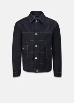 Jackets*Gloverall Dawson Denim Type II Jacket Indigo