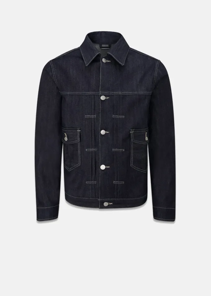 Jackets*Gloverall Dawson Denim Type II Jacket Indigo