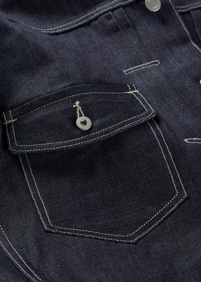 Jackets*Gloverall Dawson Denim Type II Jacket Indigo