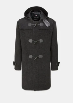 Duffle Coats*Gloverall Drake Duffle Coat Charcoal