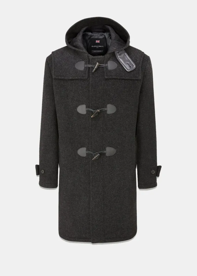 Duffle Coats*Gloverall Drake Duffle Coat Charcoal