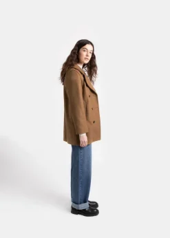 Peacoats*Gloverall Ellen Peacoat Camel