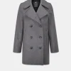 Peacoats*Gloverall Ellen Peacoat Grey
