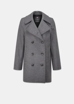 Peacoats*Gloverall Ellen Peacoat Grey