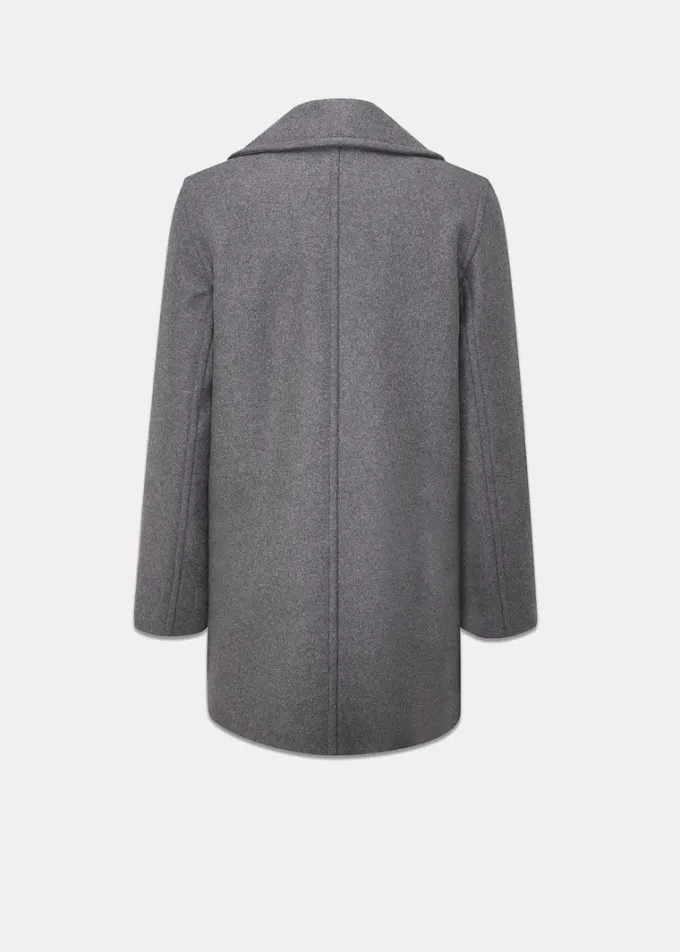 Peacoats*Gloverall Ellen Peacoat Grey