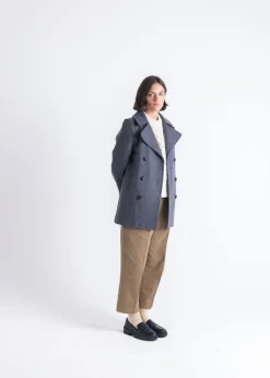 Peacoats*Gloverall Ellen Peacoat Grey