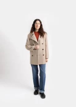 Peacoats*Gloverall Ellen Peacoat Mink