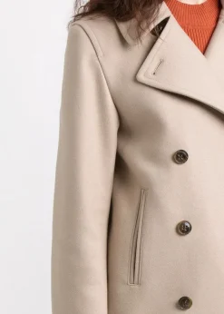 Peacoats*Gloverall Ellen Peacoat Mink
