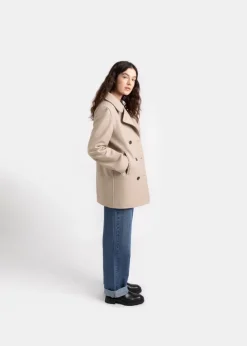 Peacoats*Gloverall Ellen Peacoat Mink