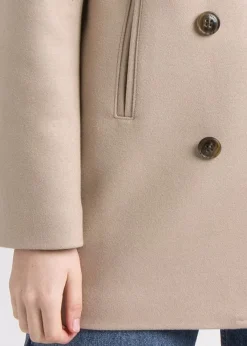 Peacoats*Gloverall Ellen Peacoat Mink